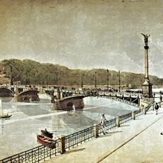 Soutěžní návrh na průkop letenského svahu-1906