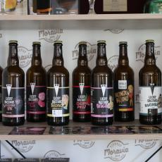 Baterie piv pivovaru Moravia