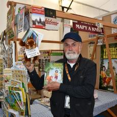 Marcel Goetz u stánku Pohádkového království