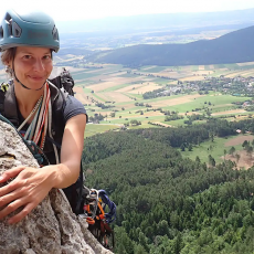 Hohe Wand u Vídně, horolezecká cesta Draschgrat
