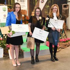 Diplomy za propagační materiály o ubytování převzaly tyto ženy