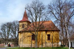Kostel sv.Jiří v Lubné je dílem Františka Ignáce Prée
