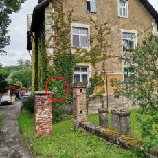 Budova, ve které byl Franz Kafka v Želízích ubytovaný