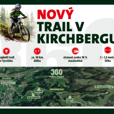 Mapa nového trailu v Kirchbergu